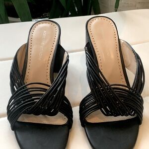 strapped designed  Adrienne Vittadini Annalee Block heel sandals